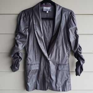 Scrunched Sleeves Blazer